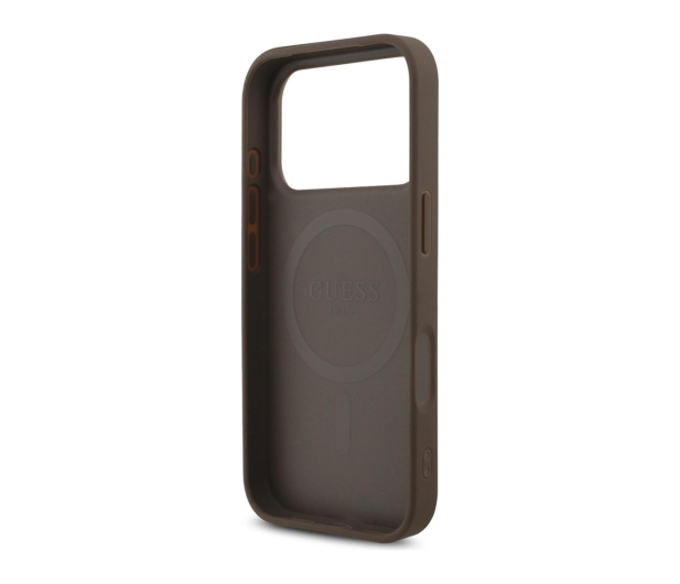 Guess 4G Strap Triangle Logo MagSafe do iPhone 17 Pro brązowy - 1365511 - zdjęcie 5